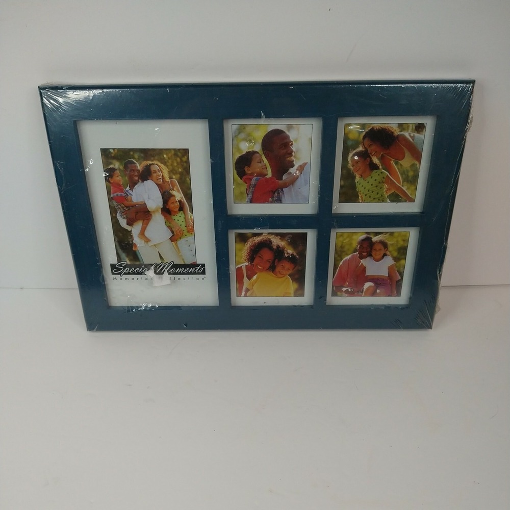 Special Moments Memories Collection 5-place Collage Photo Frame Blue‎ 🔵